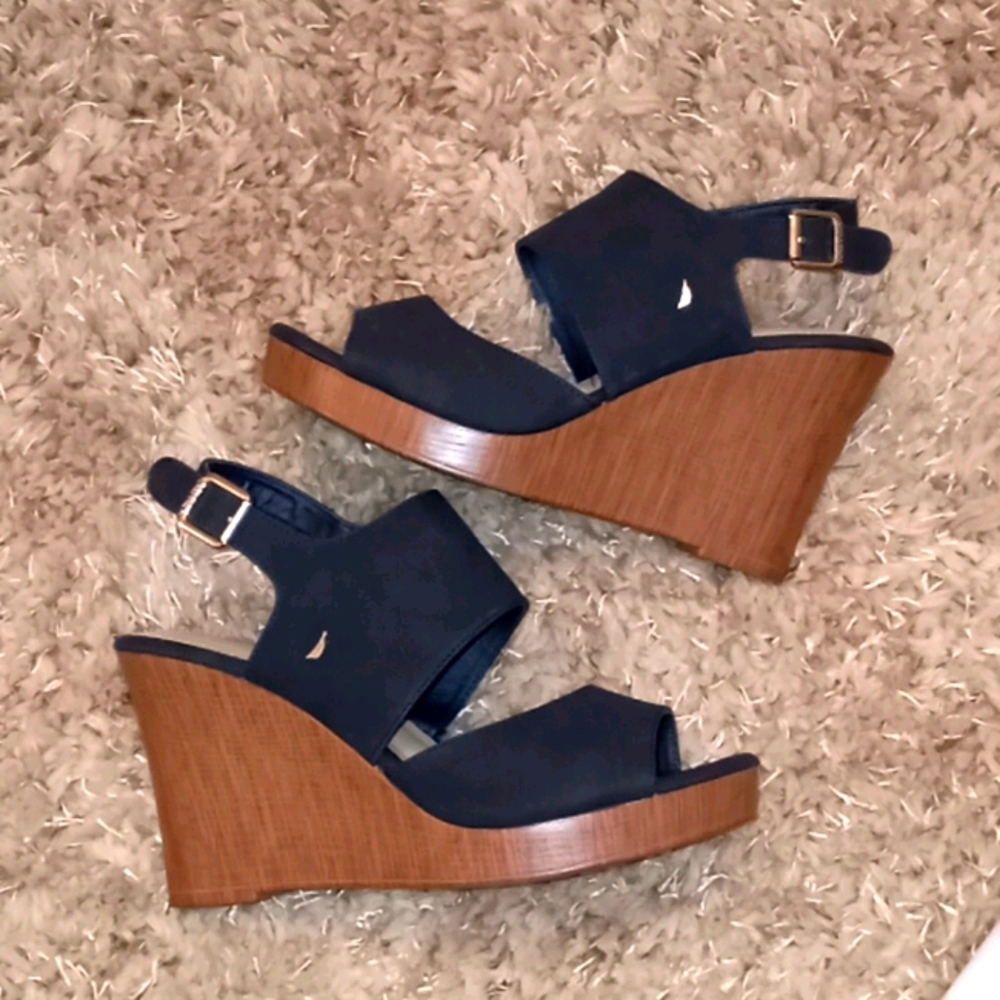 NAUTICA Blue Wedge Sandal